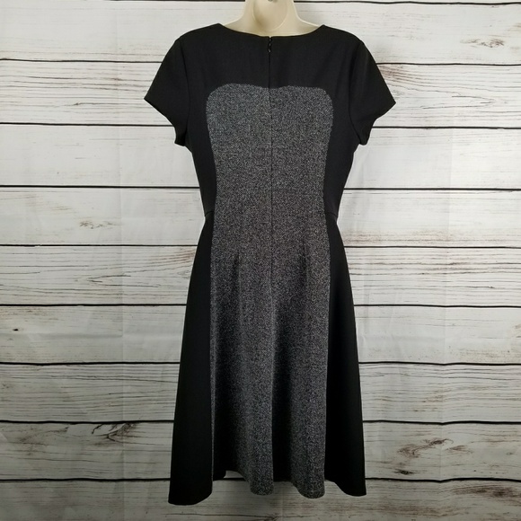 WHBM | Tweed Color Block Midi Dress - Picture 5 of 8